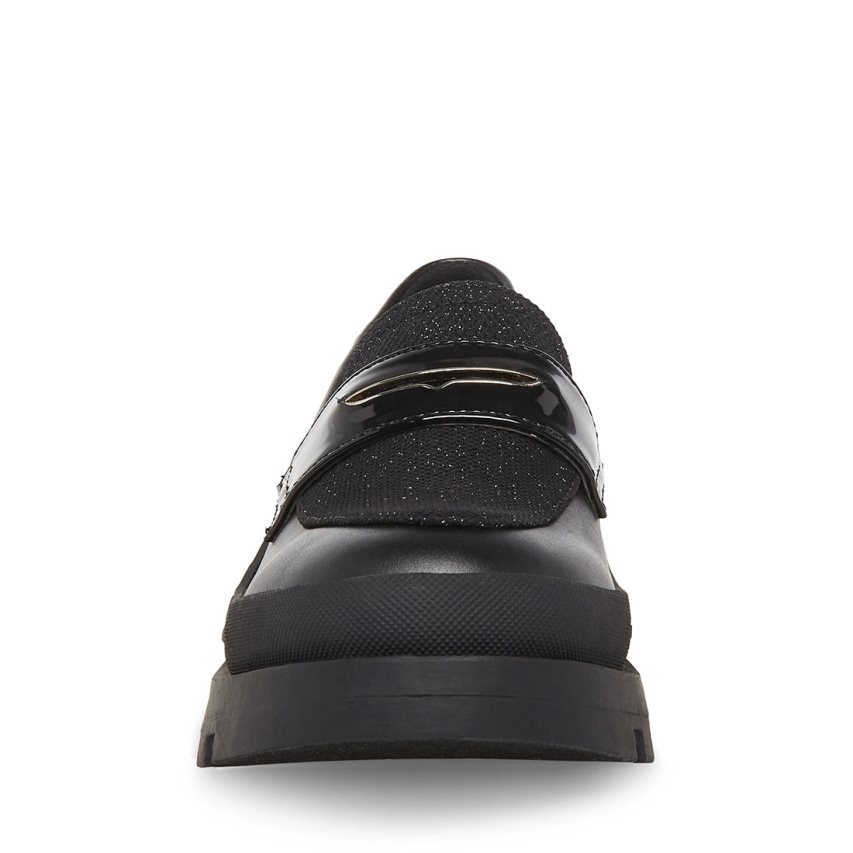 Black Steve Madden Jlawrnce Kids' Platform Shoes | PH 6012MAY